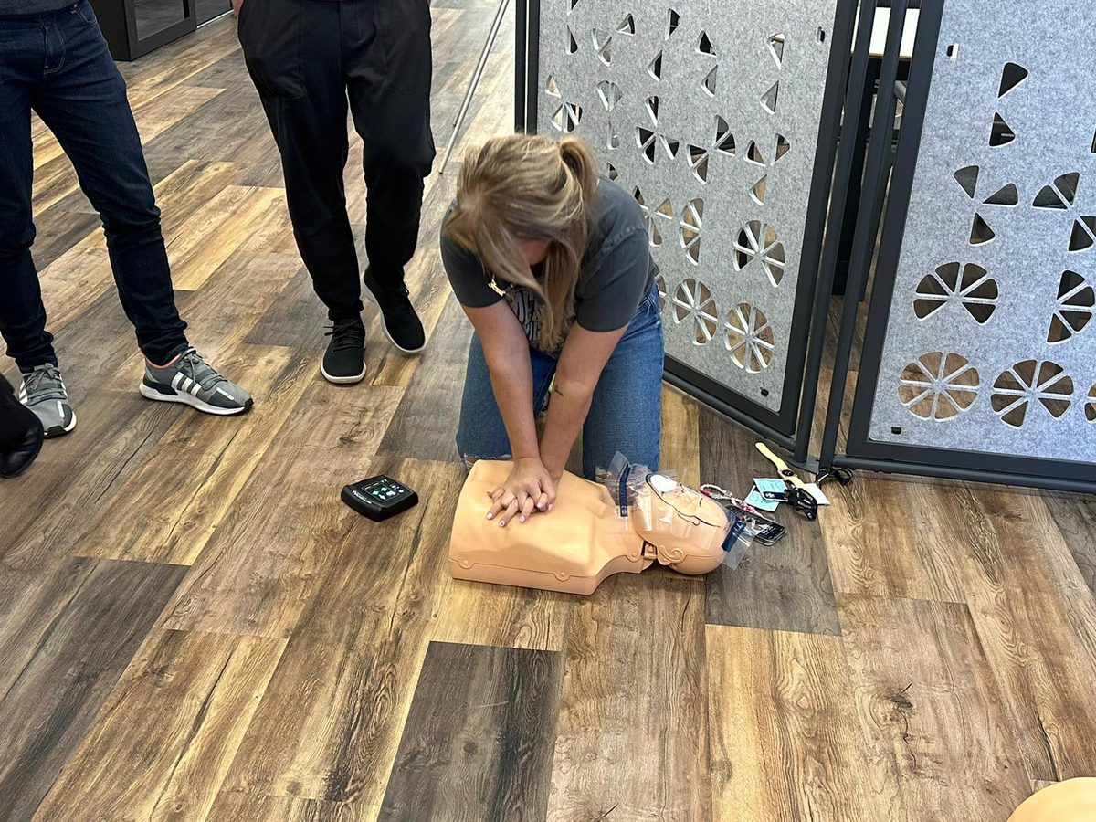 Emergency First Aid at Work training in Leeds
